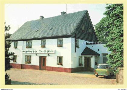 Gelenau Erzgebirge Dorfschaenke Gasthaus Trabant Erzgebirge Schiefer Fassade Aus