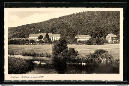 AK Schönau / Gemünden, Idyllische Ortsansicht
