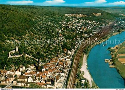 Gemuenden Main Ferienort im Naturpark Spessart Fliegeraufnahme
