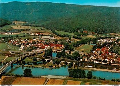 Gemuenden  Main Fliegeraufnahme