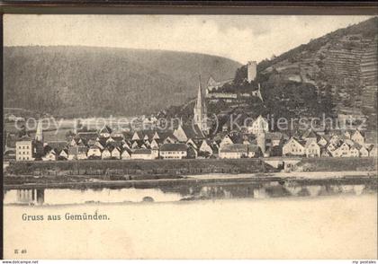 Gemuenden Main Ortsansicht Scherenburg