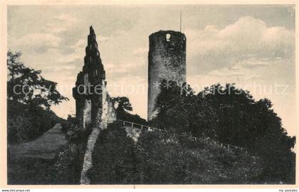 Gemuenden Main Scherenburg Burgruine