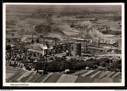 AK Georgsmarienhütte, Hüttenwerk, Industrieanlagen, Gasometer