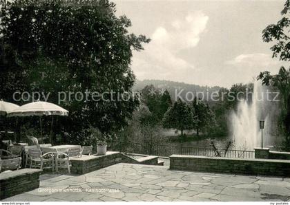 Georgsmarienhuette Osnabrueck Niedersachsen Kasinoterrasse Cafe Restaurant Wass