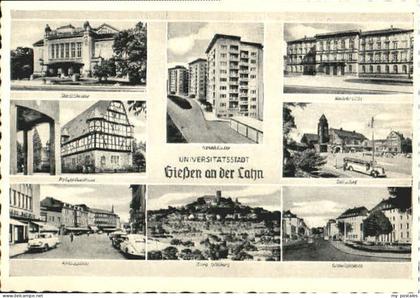 Giessen Lahn Giessen Lahn Theater Platz Bahnhof Burg