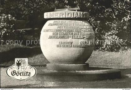 Goerlitz Sachsen Gedenkstein 15. Meridian