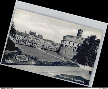 Goerlitz Sachsen Goerlitz Blumenuhr Kaisertrutz