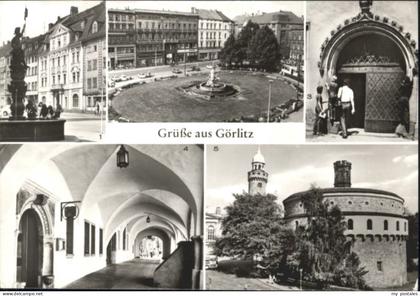 Goerlitz Sachsen Goerlitz Leninplatz Platz der Befreiung Fluesterbogen Untermark