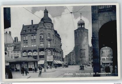 Goerlitz Sachsen Goerlitz Marienplatz Frauenturm