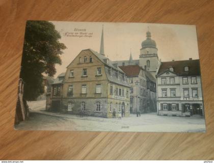 alte AK - Gößnitz , 1914 , Waldenburger Strasse , Markt , Ansichtskarte !!