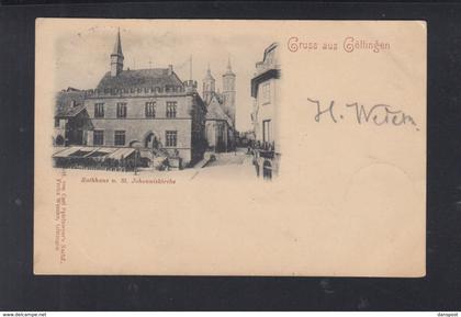 Dt. Reich AK Göttingen  Rathaus 1899