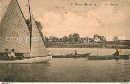 Goyatz Segeln Bootfahren auf dem Schwielochsee