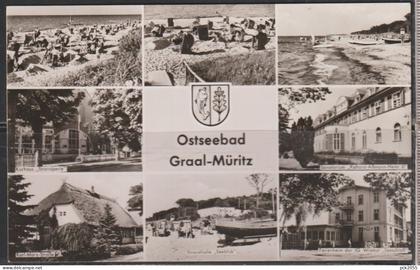 Ostseebad GRAAL - MÜRITZ - MBK - nicht gelaufen ( AK 8130)