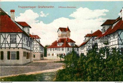 Grafenwoehr Truppenuebungsplatz Offiziersbaracken