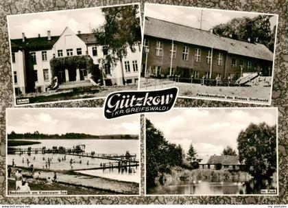 Gutzkow Greifswald Schule Feierabendheim des Kreises Greifswald Badeanstalt am K