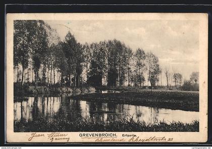 AK Grevenbroich, Erftpartie mit Birken