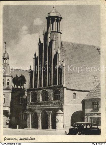 Grimmen Marktplatz Rathaus
