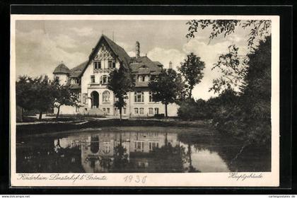 AK Grömitz, Kinderheim Lensterhof, Hauptgebäude