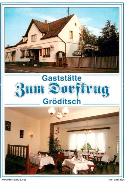 Groeditsch Gaststaette zum Dorfkrug Gastraum