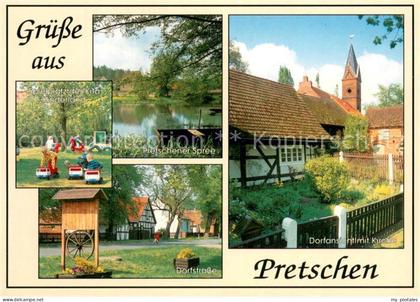 Pretschen Spielplatz Pretschener Spree Dorfastrasse Kirche