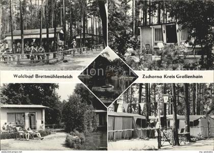 Zschorna Grossenhain Waldbad Brettmuehlenteich Camping