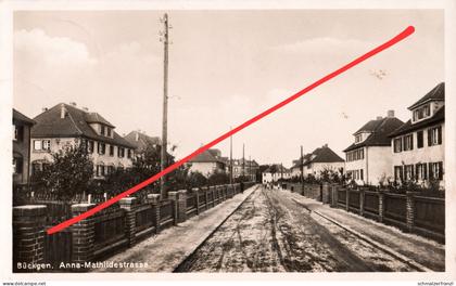 AK Bückgen Anna Mathilde Straße Grube Ilse Tagebau Meuro a Großräschen Sedlitz Hörlitz Reppist Sauo Rauno Senftenberg