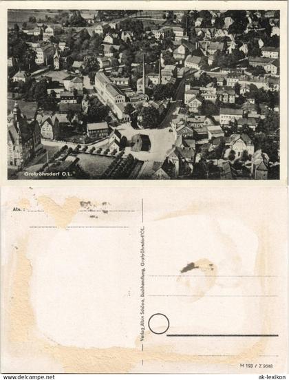 Ansichtskarte Großröhrsdorf Luftbild 1954