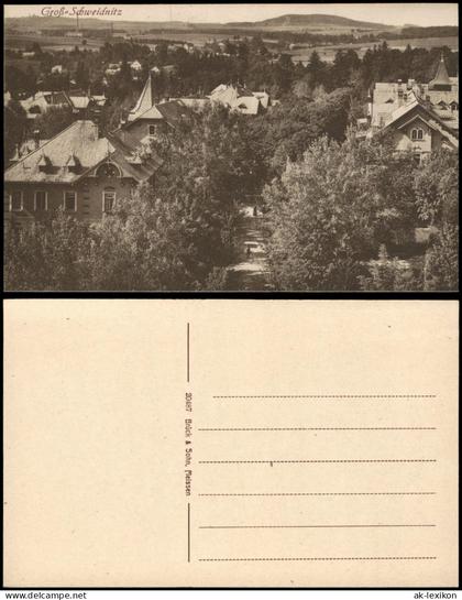 Ansichtskarte Großschweidnitz/OL Swóńca Blick in die Straße 1913