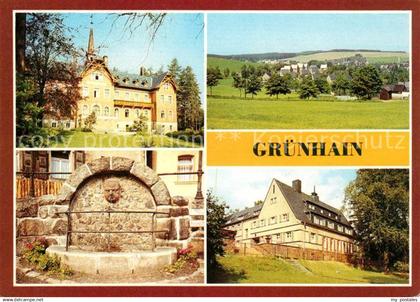 Gruenhain-Beierfeld Kurheim Teilansicht Moenchsbrunnen Genesungsheim