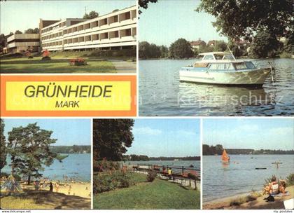 Gruenheide Mark Erholungsheim am Werlsee Peetzsee Strand