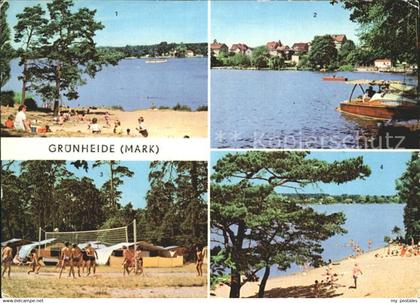 Gruenheide Mark Fangschleuse Werlsee Gruenheide Zeltplatz Peetzsee