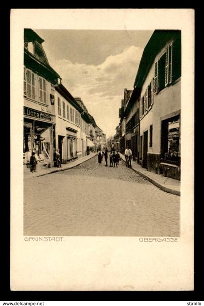 ALLEMAGNE - GRUNSTADT - OBERGASSE