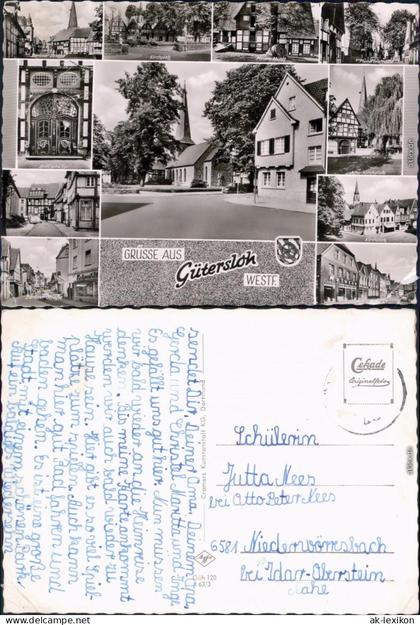 Gütersloh Ansichten Berliner Straße Kirchplatz 1963