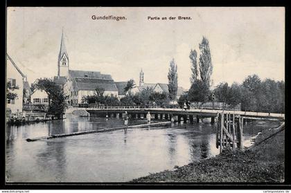 AK Gundelfingen, Partie an der Brenz