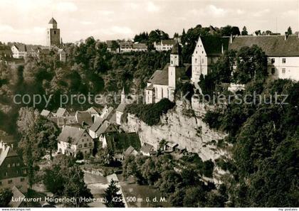 Haigerloch Stadtbild mit Eyach Altstadt Kirche