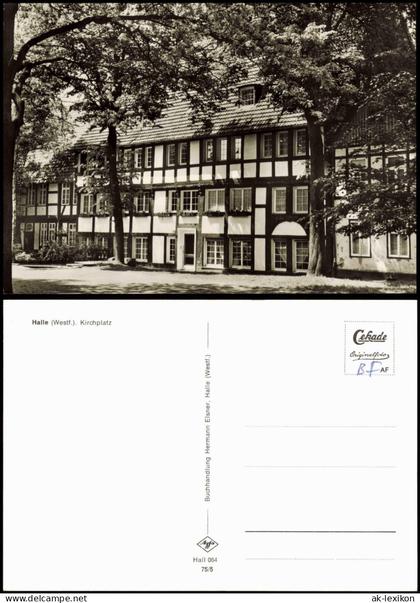 Ansichtskarte Halle (Westfalen) Kirchplatz - Fotokarte 1975