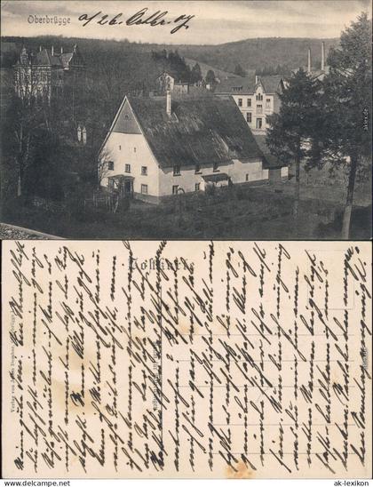 Oberbrügge Halver Partie in der Stadt  Ansichtskarte  1907
