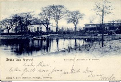 CPA Hamburg Wandsbek Bramfeld, Restaurant Seehof