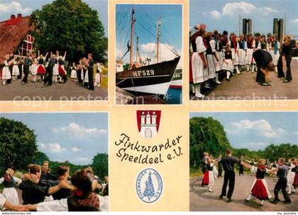 Finkenwerder Finkwarder Speeldeel e.V. Folklore Gruppe Segelboot