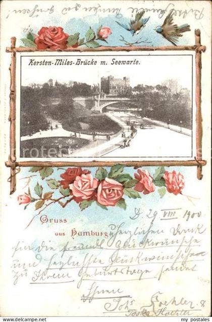 HAMBURG  CITY Kersten Miles Bruecke mit Seewarte