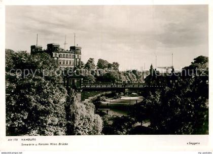 HAMBURG  CITY Seewarte und Kersten Miles Bruecke