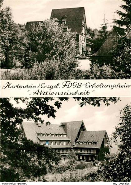 Hartenstein Zwickau FDGB Erholungsheim Aktionseinheit