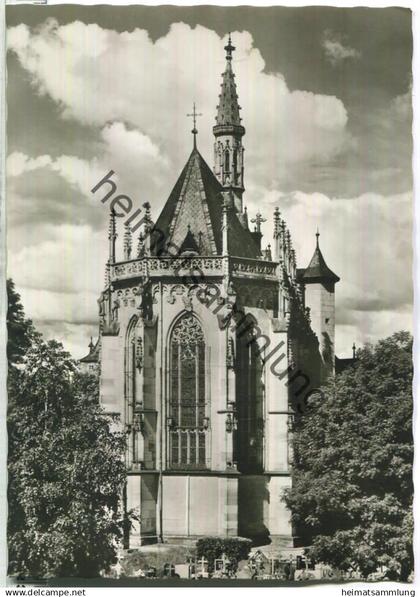 Hassfurt - Ritterkapelle von Osten - Foto-Ansichtskarte - Verlag W. Tillig Bamberg