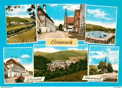 Hausach Schwimmbad Kirche Rathaus