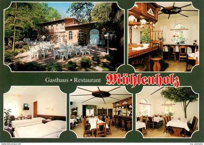 Havelberg Gasthaus Restaurant Muehlenholz Terrasse Gastraeume Bar