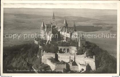 Hechingen Burg Hohenzollern Fliegeraufnahme