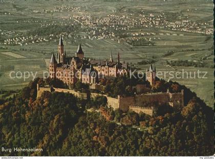 Hechingen Burg Hohenzollern Fliegeraufnahme