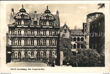 Heidelberg Neckar Schloss Heidelberg Friedrichs-Bau
