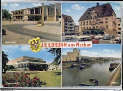 Heilbronn Neckar Heilbronn Rathaus Hafen Harmonie Wappen Bahnhof
