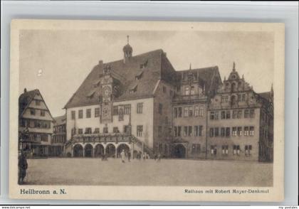 Heilbronn Neckar Heilbronn Rathaus Mayer-Denkmal